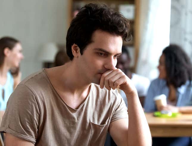 Image for article titled Everyone Laughing At Thing Man Can’t Change About Himself